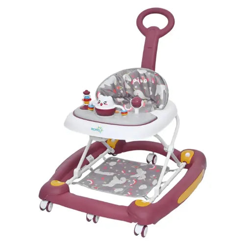 Andador Bebe Andadera Caminadora Plegable Con Toldo Y Musica