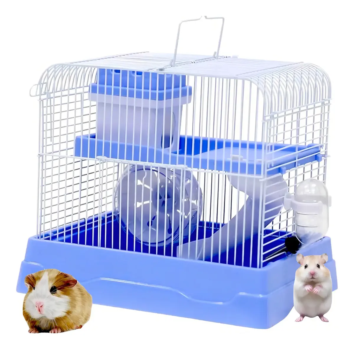 Jaula Rueda Hamster Cobaya Huron Raton Erizo Jaula Raton