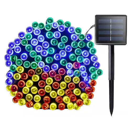 Luces Terraza Exterior Navidad Luces Led Solar Jardín