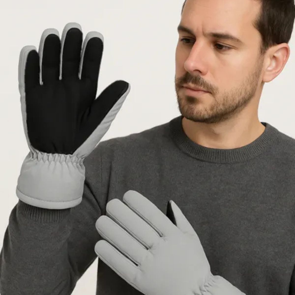 Guantes Nieve Termicos Ski Impermeables Guante Hombre Esqui