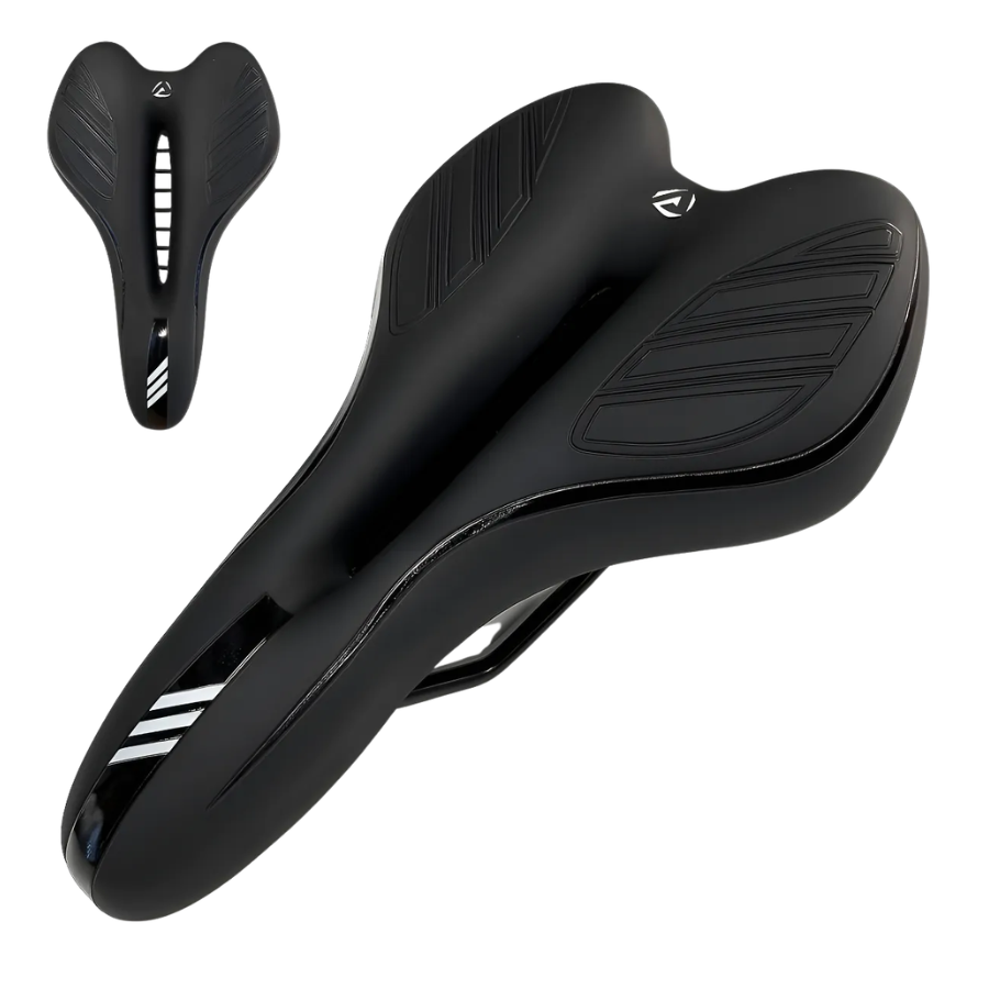 Asiento Para Bicicleta Sillin Suave Antiprostatico Bicicleta Negro 28 Cm 15 Cm