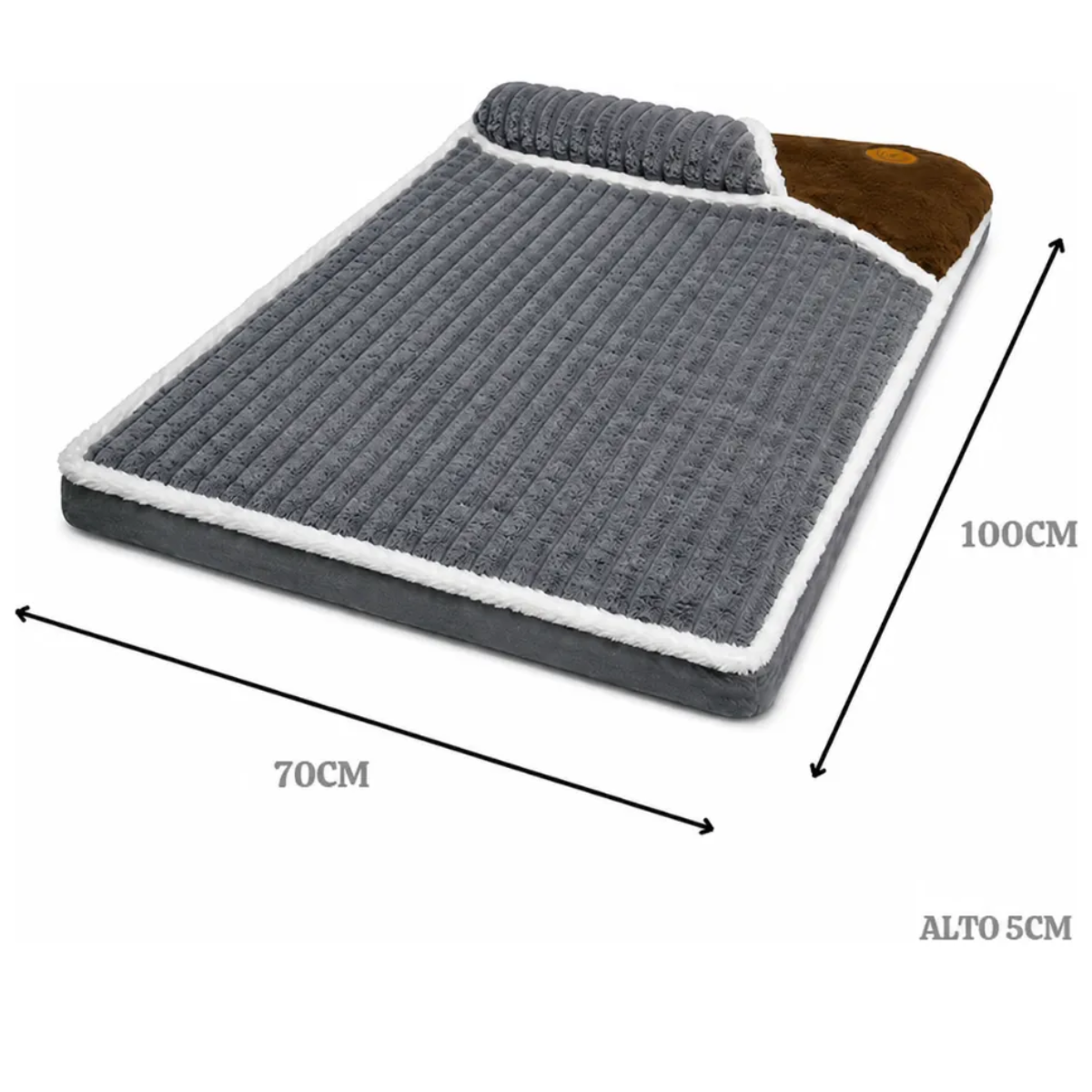 Cama Perros Cama Grande 100x70cm Mascotas Cama Tipo Colchon
