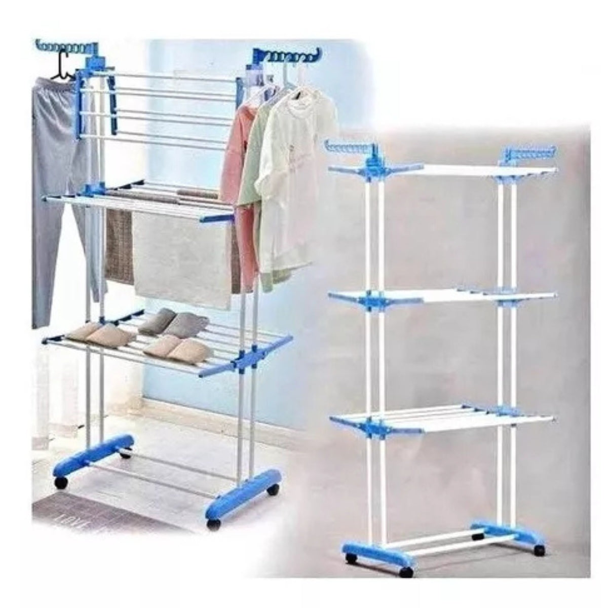 Tendedero Ropa Plegable Secador De Ropa Tendedero Colgador