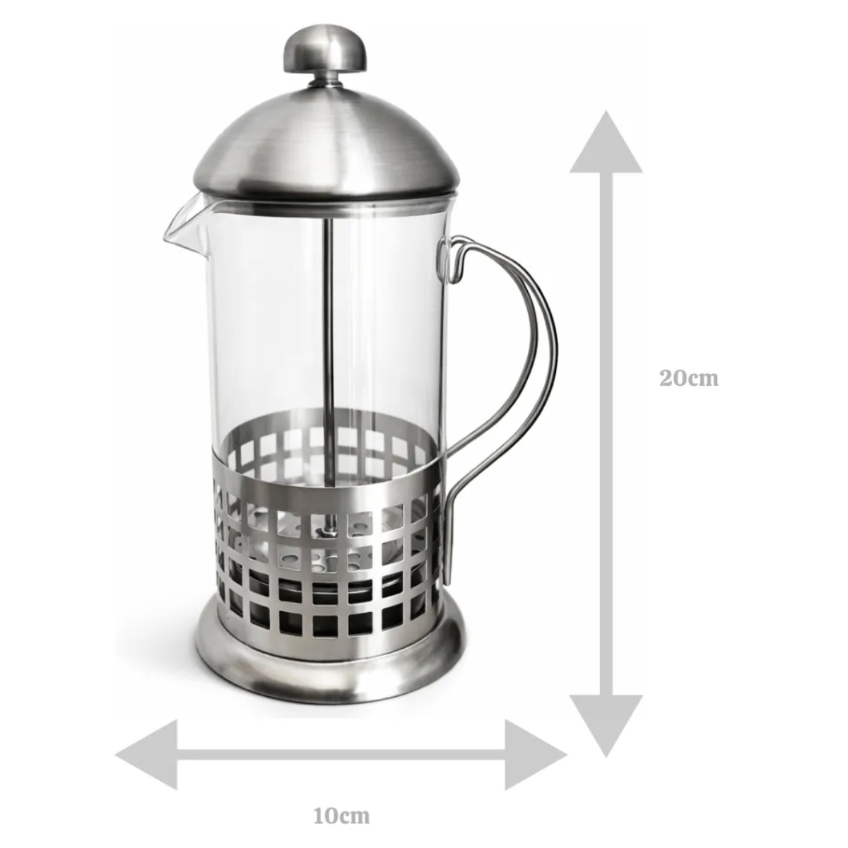 Cafetera Prensa Francesa Vidrio 600ml Manual Cafe Te Prensas