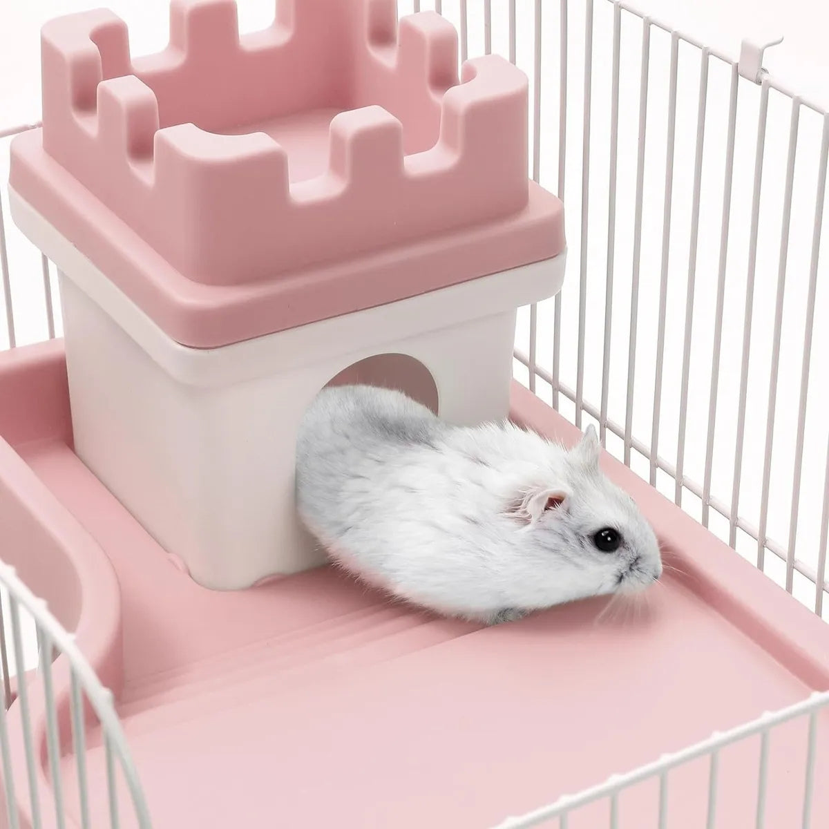 Jaula Rueda Hamster Cobaya Huron Raton Erizo Jaula Raton