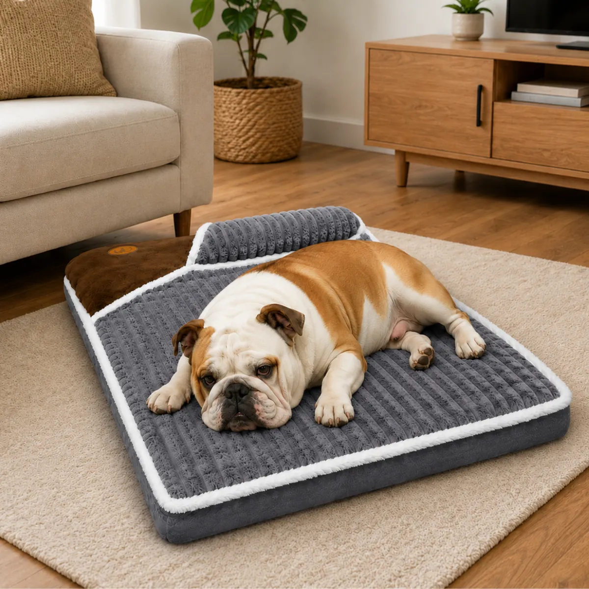 Cama Perros Cama Grande 100x70cm Mascotas Cama Tipo Colchon