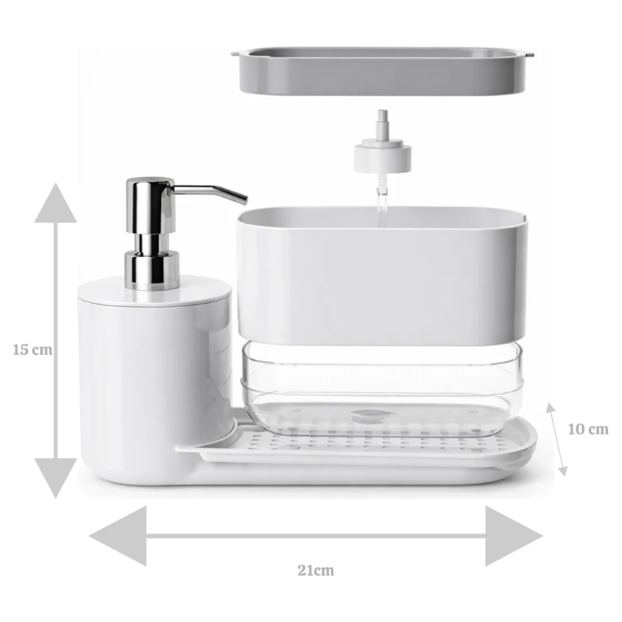 Escurridor Esponja Dispensador Lavalozas Organizador Cocina