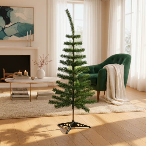 Árbol De Navidad 120 cm Artificial Plegable Decoración Navideño