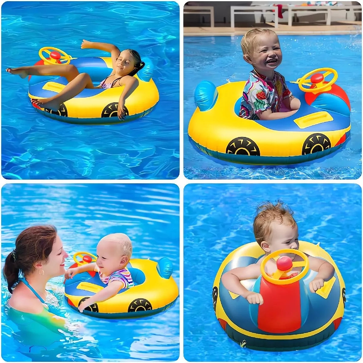 Flotador Piscinas Flotadores De Bebe Flotador Inflables Auto