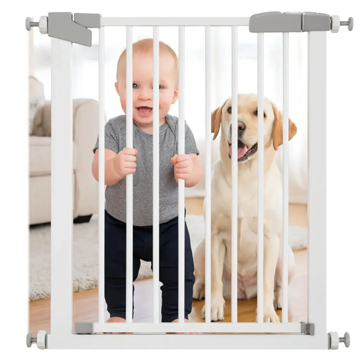 Pack Para tu Bebe Reja De Seguridad + Andador + Oso Parlante