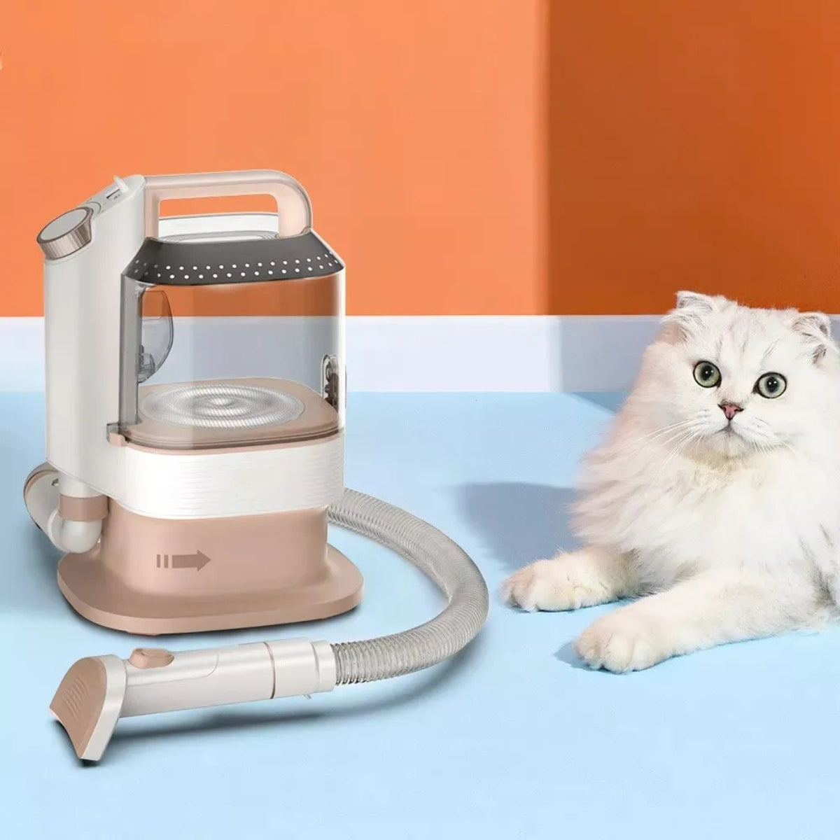 Kit De Aseo Mascotas Cepillo Aspiradora Pelos Perros Gatos