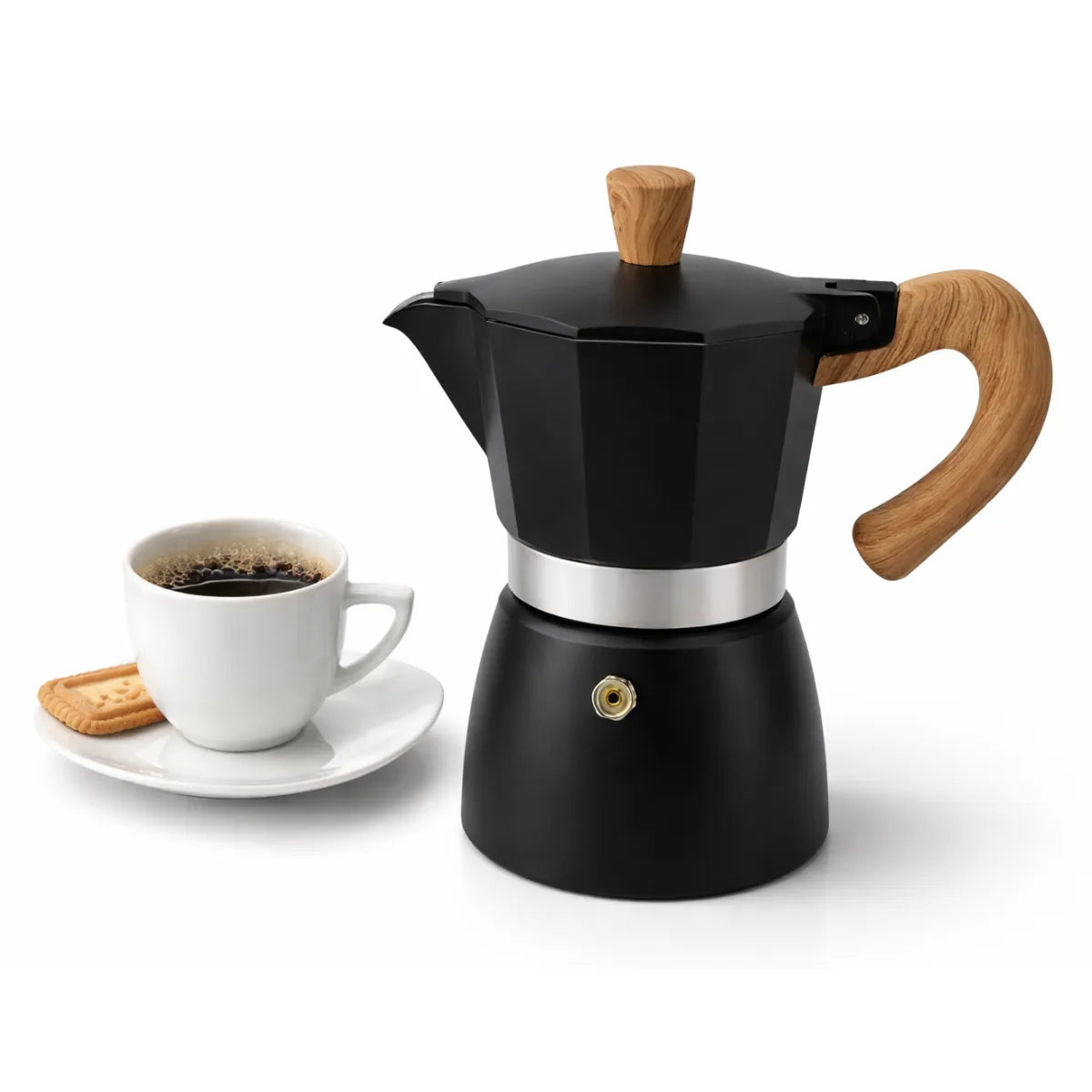 Cafetera Italiana Pequeña 3 Tazas Café 150ml Cafe Expresso