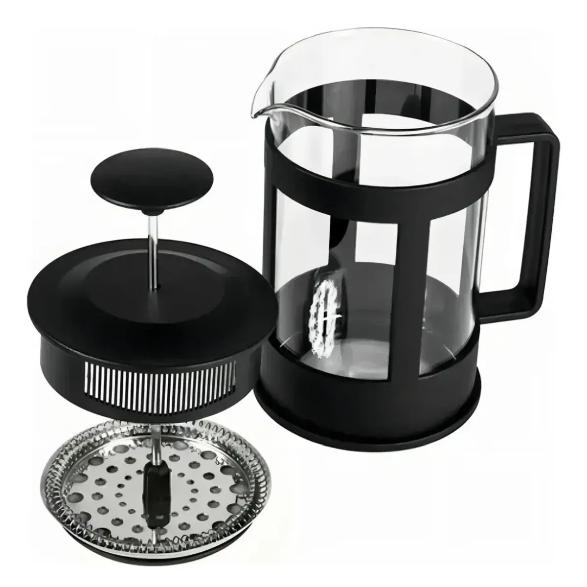 Cafetera Manual Prensa Francesa Vidrio 600ml Cafe Te Prensas