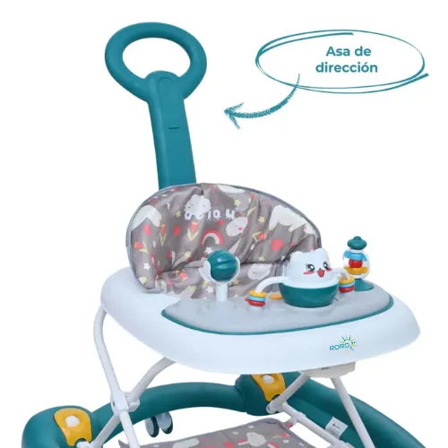 Andador Bebe Andadera Caminadora Plegable Con Toldo Y Musica