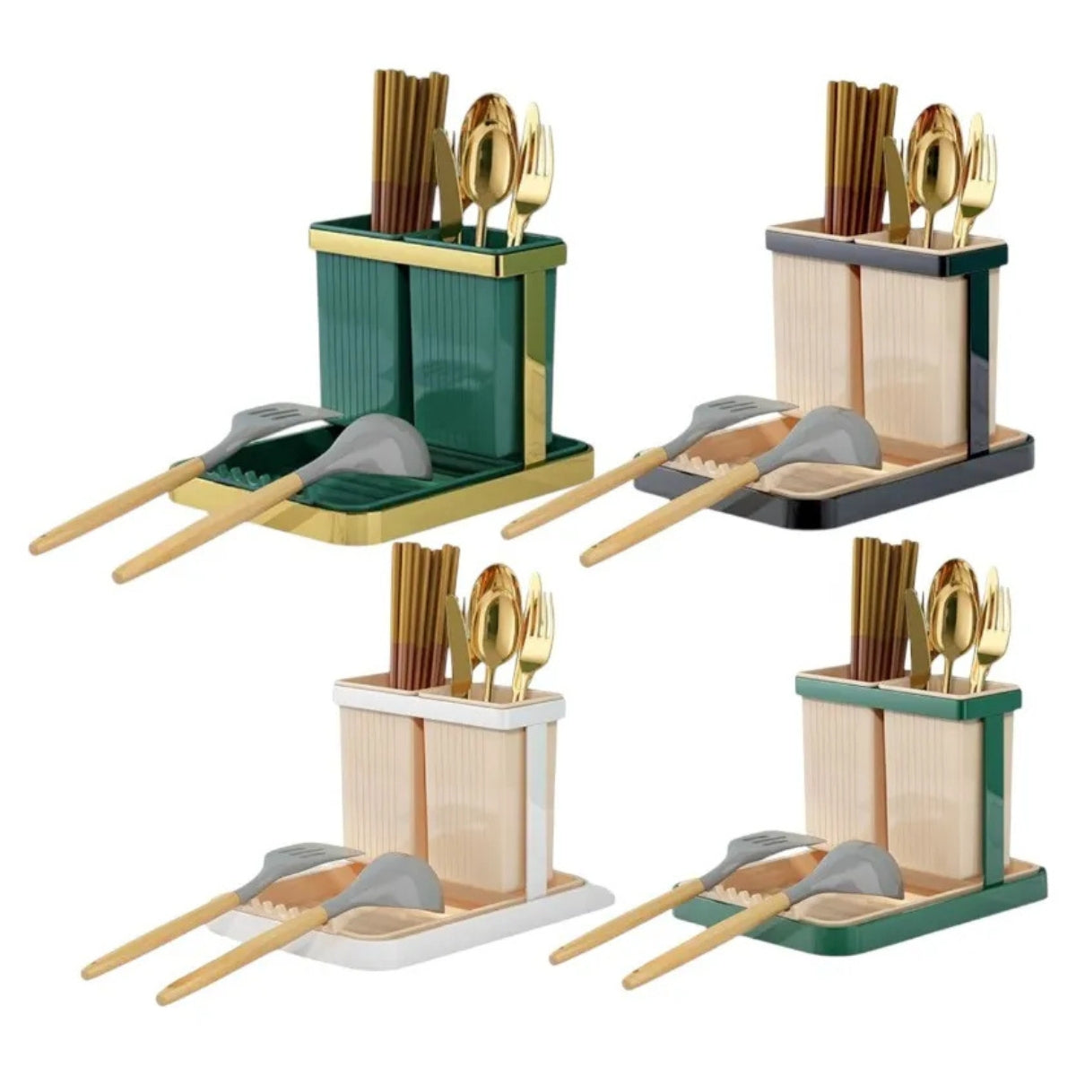 Organizador De Cubiertos Utensilios Porta Servicio Cocina