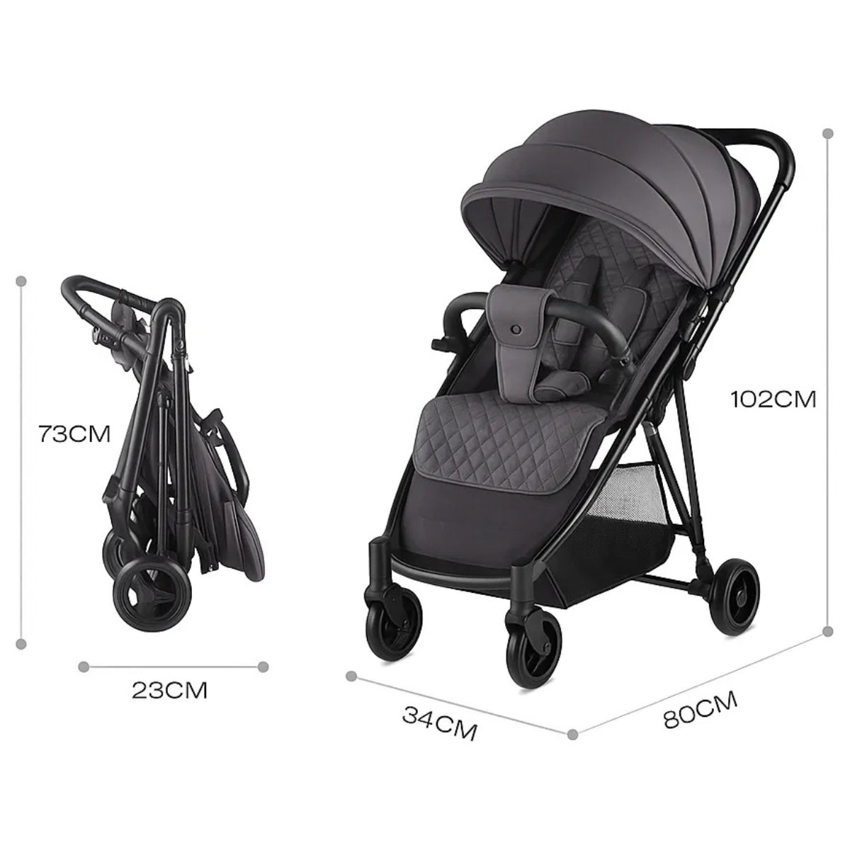 Coche De Paseo Para Bebe Manillar Reversible Coches Infantil