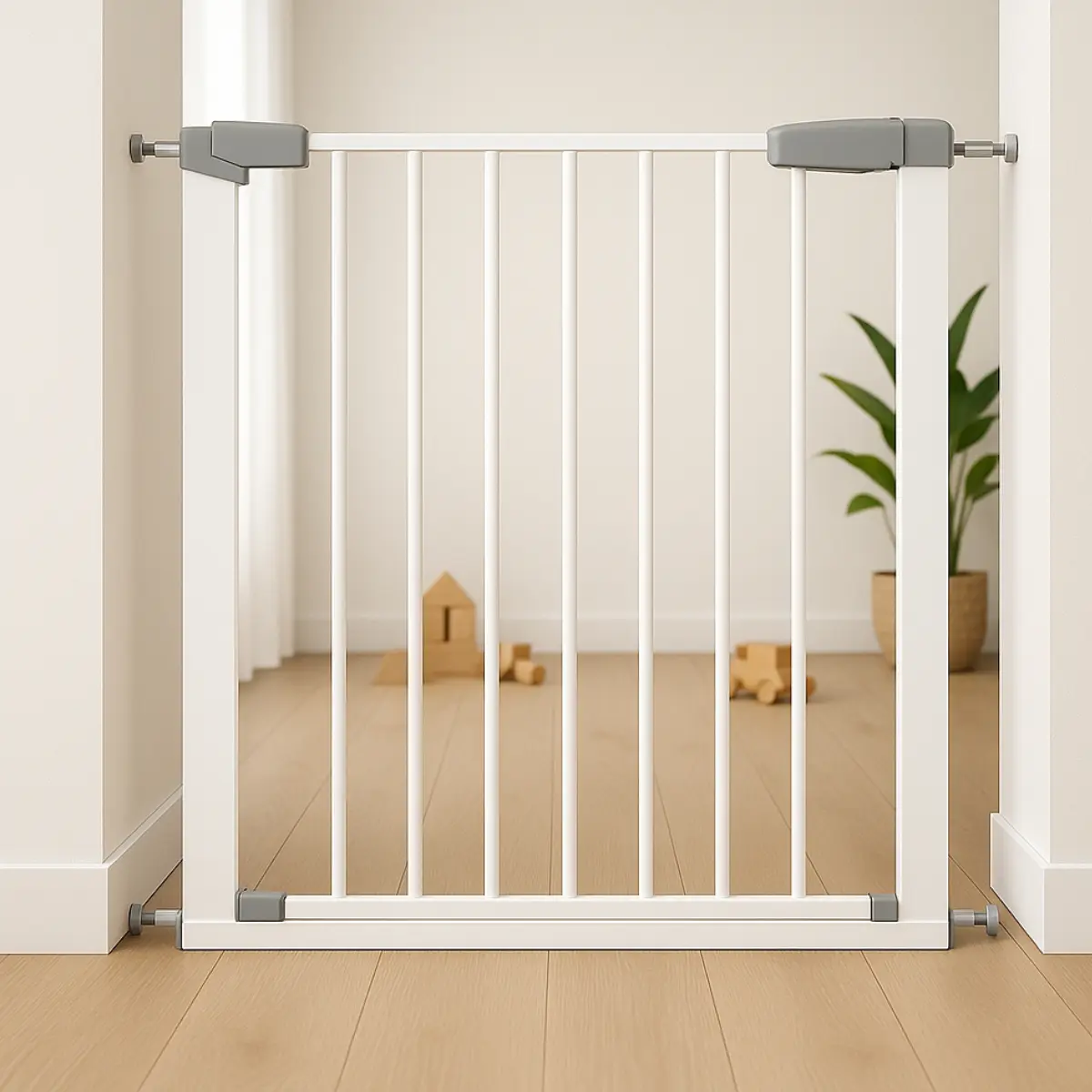 Pack Para tu Bebe Reja De Seguridad + Andador + Oso Parlante