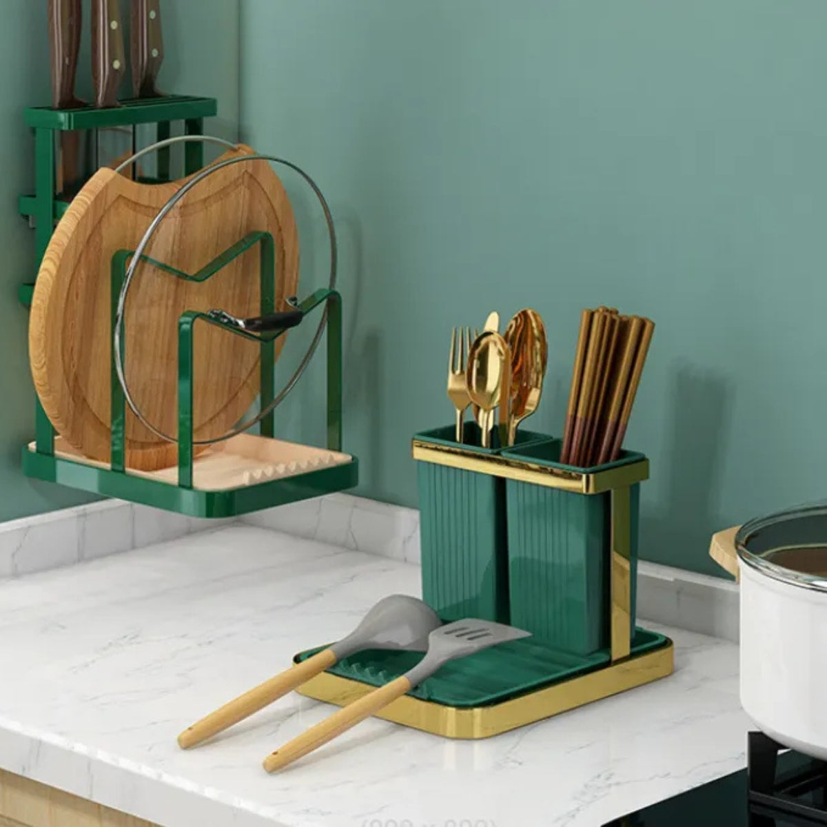 Organizador De Cubiertos Utensilios Porta Servicio Cocina