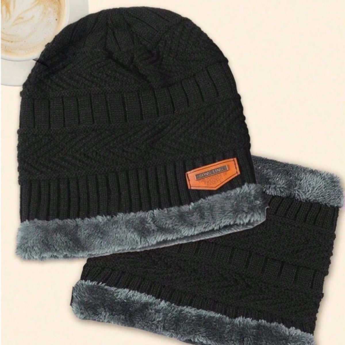 Gorro Invierno Lana Cuello Con Chiporro Hombre y Mujer