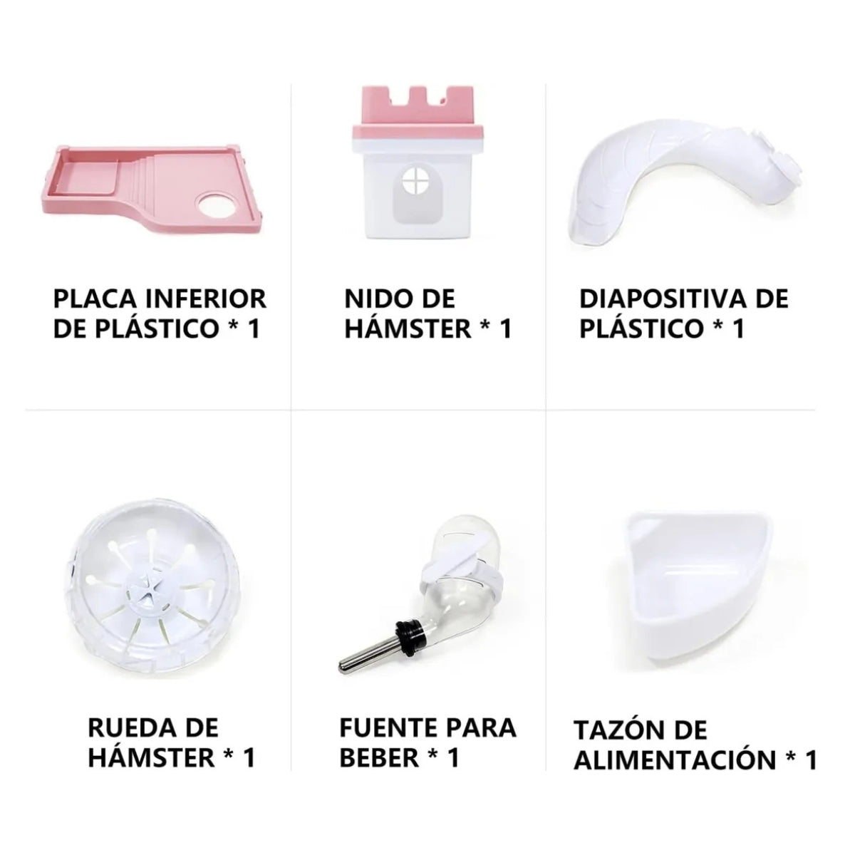 Jaula Rueda Hamster Cobaya Huron Raton Erizo Jaula Raton