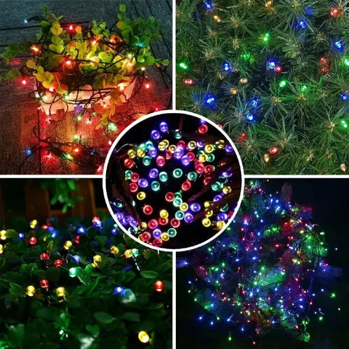 Luces Terraza Exterior Navidad Luces Led Solar Jardín
