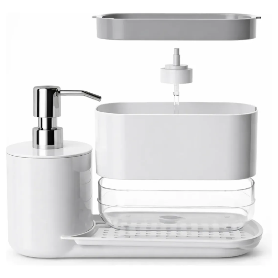 Escurridor Esponja Dispensador Lavalozas Organizador Cocina