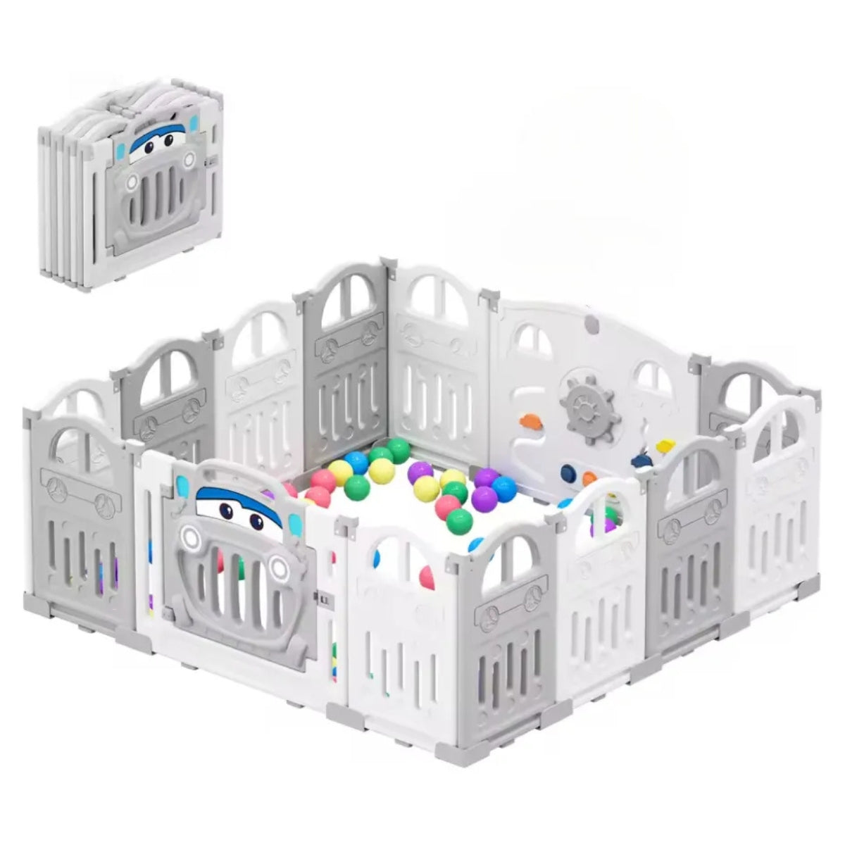 Corral Bebe Centro De Juegos Corral Plegable Juego 18 Piezas