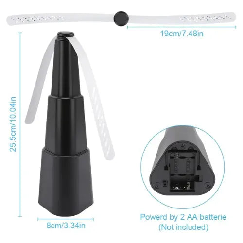 Ventilador Abanico Repelente De Moscas Protector De Alimento