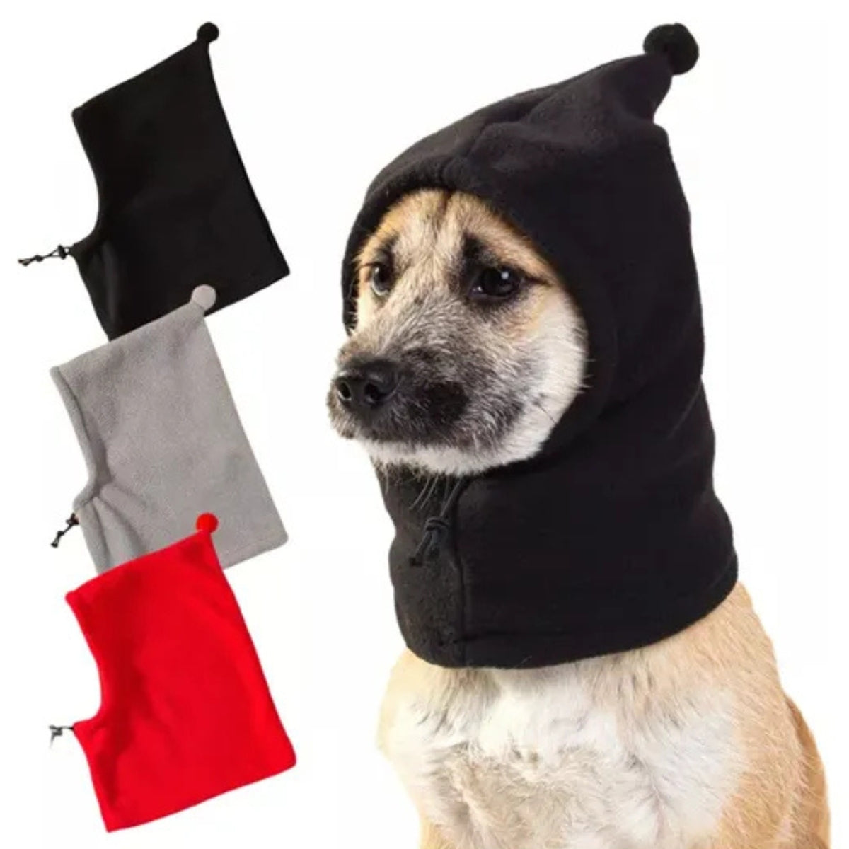 Gorro Calentador Orejas Cuello Para Perros Mascotas Invierno