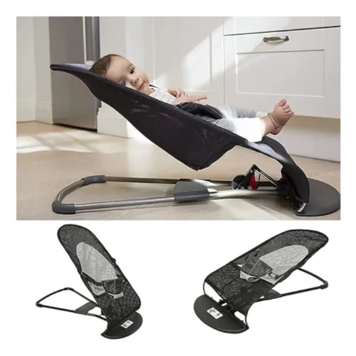 Silla Mecedora Bebe Reclinable Plegable Portatil Tela Mesh