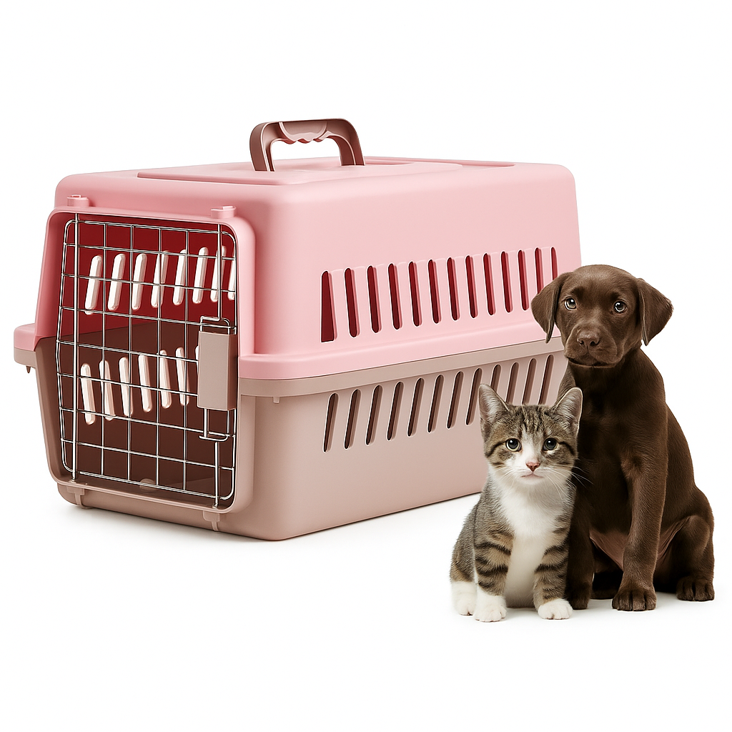 Caja Transportador Perro Canil Jaula Transporte Mascota Gato