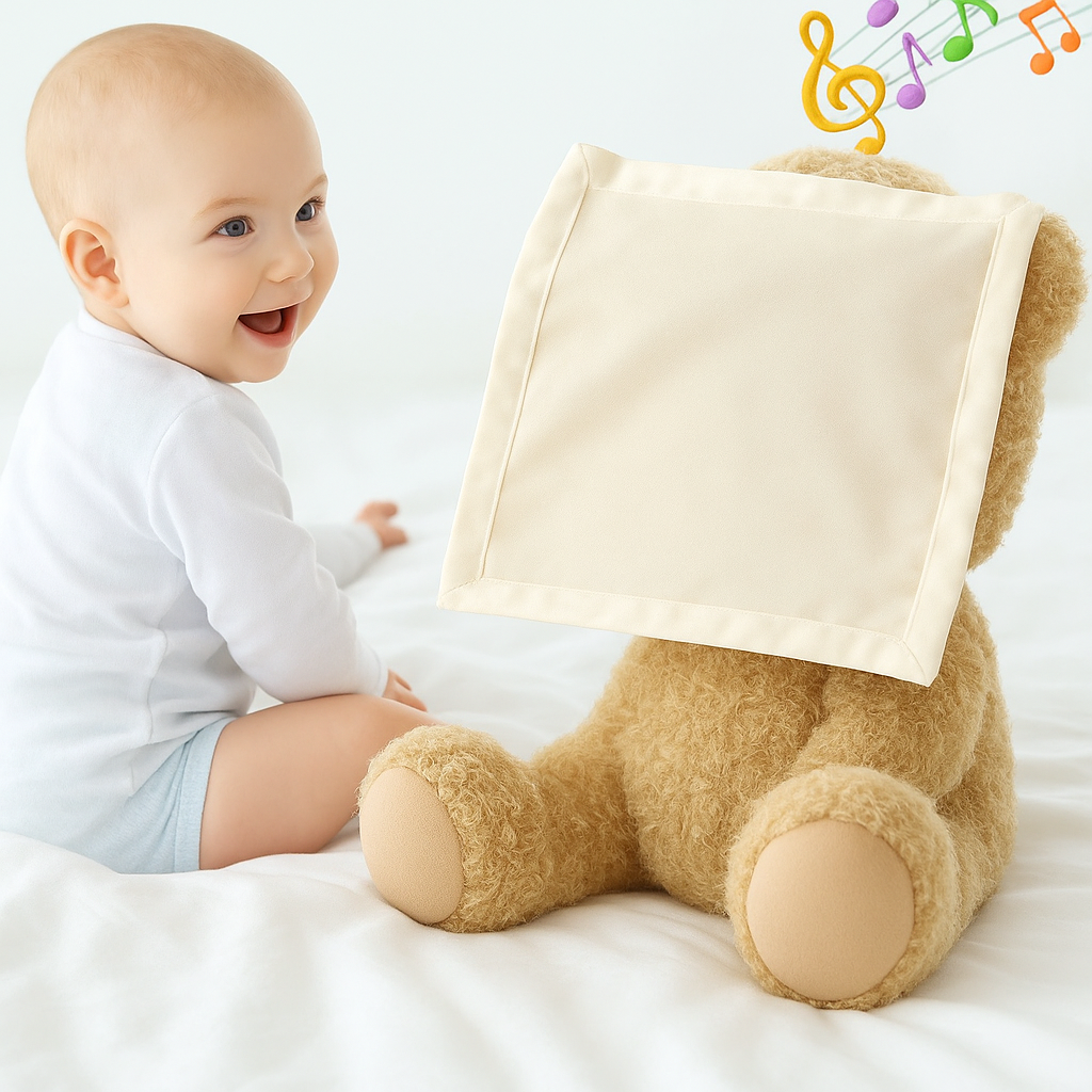 Oso Peluche Con Sonido Juega Habla Se Esconde Juguete