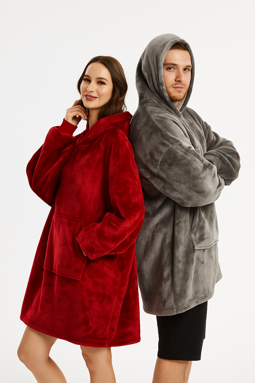 Poleron Hombre Poleron Mujer Poleron Largo Manta Polar Poleron Capucha Felpa