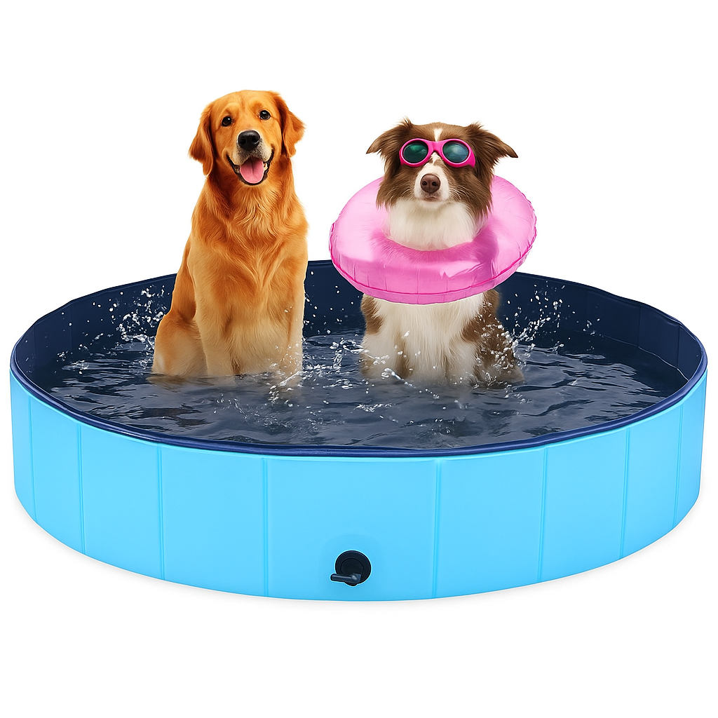 Piscina Perros Plegable Verano Piscina Para Mascotas 160x30