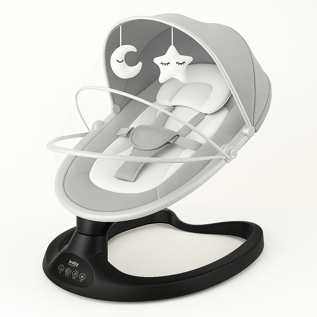 Silla Mecedora Para Bebe Electrica Inteligente Con Musica