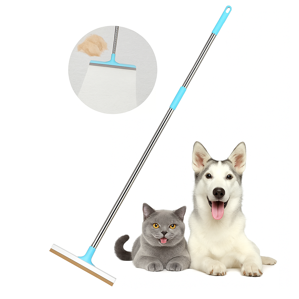 Rastrillo Removedor Pelos Mascotas Ajustable Escoba Alfombra