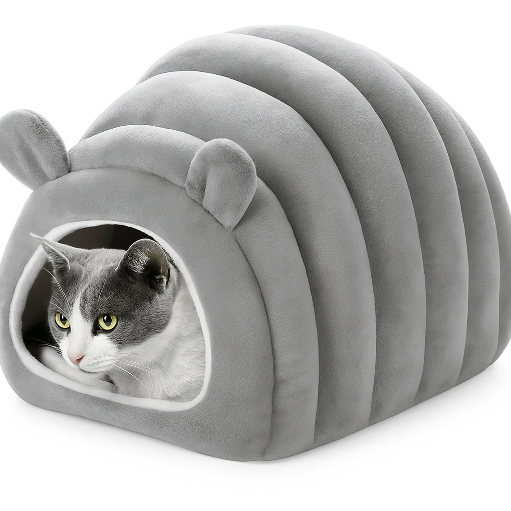 Cama Iglú Gato Camas Mascotas Cama Iglu Gatos Camas Gato