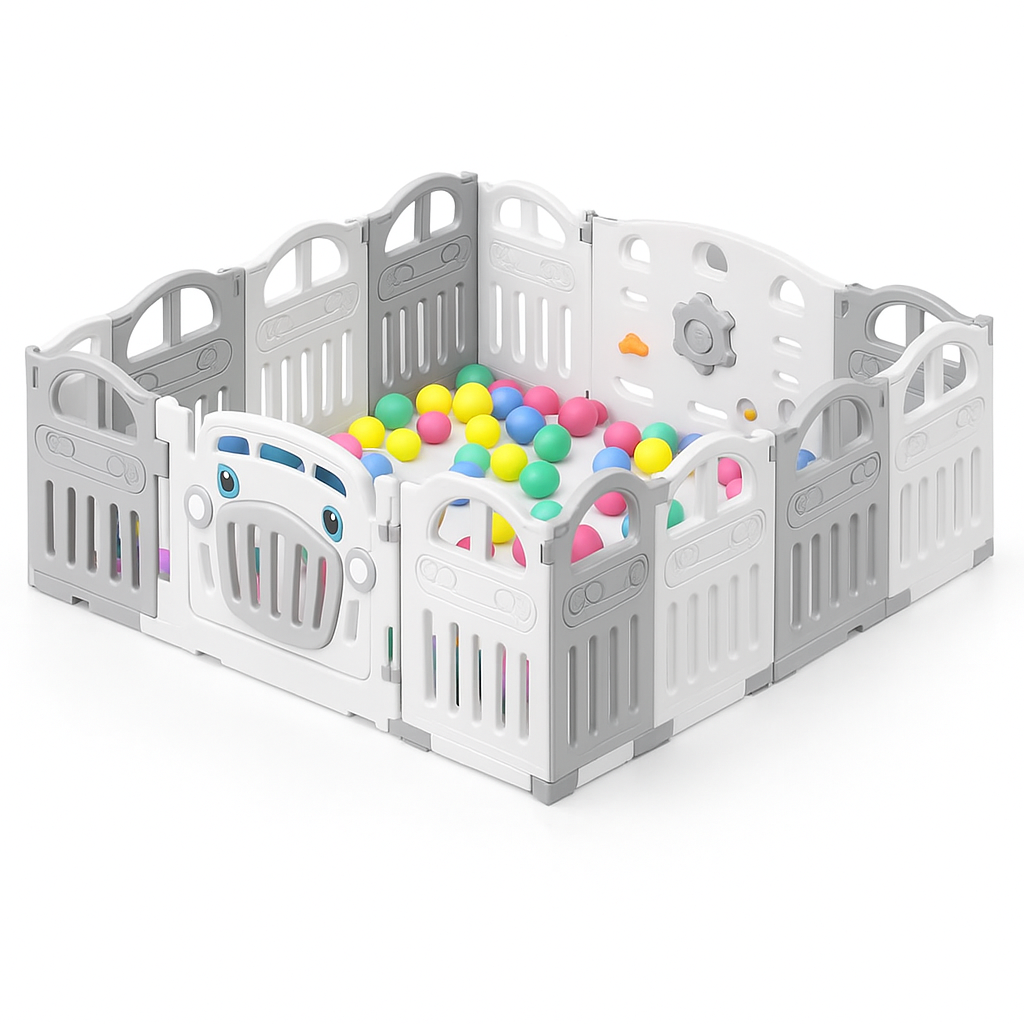 Corral Bebe Centro De Juegos Corral Plegable Juego 18 Piezas