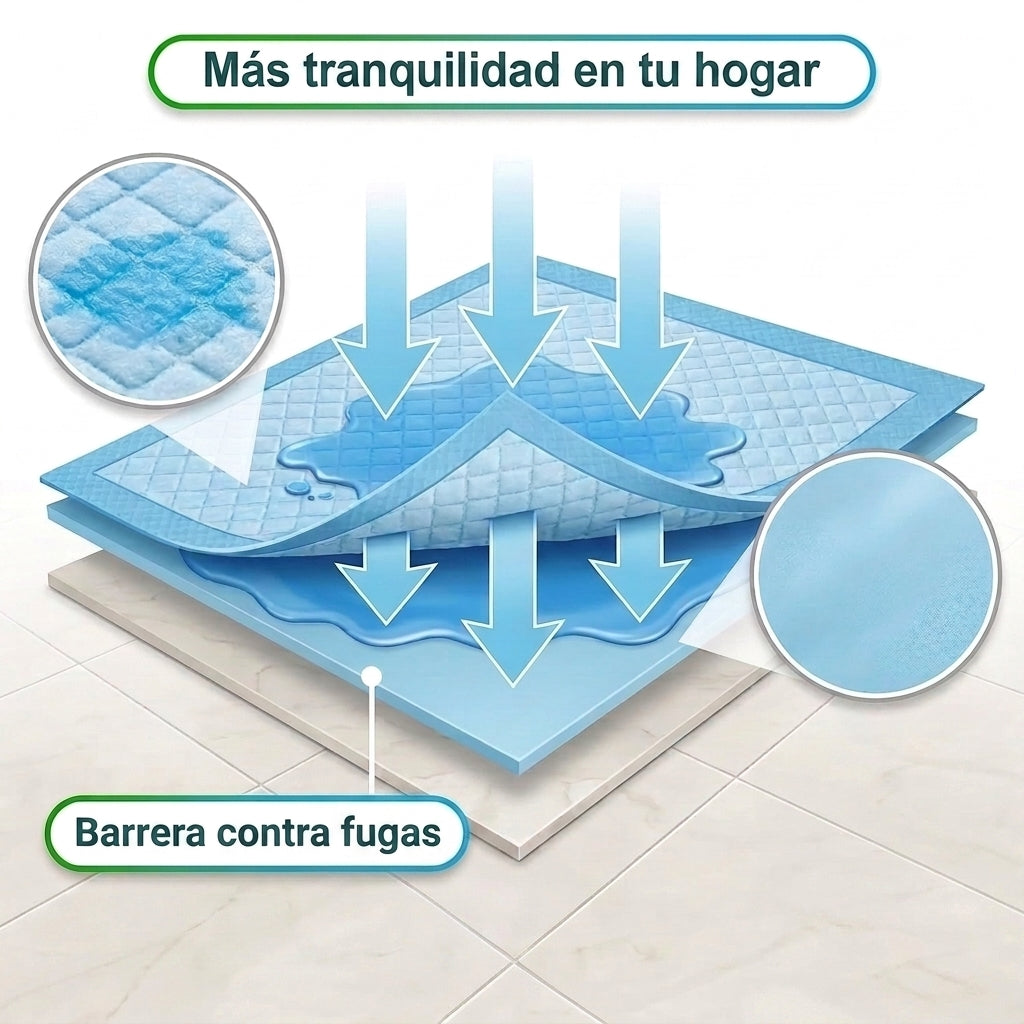 40 Sabanillas Para Mascotas 60x90 Baños Sanitario