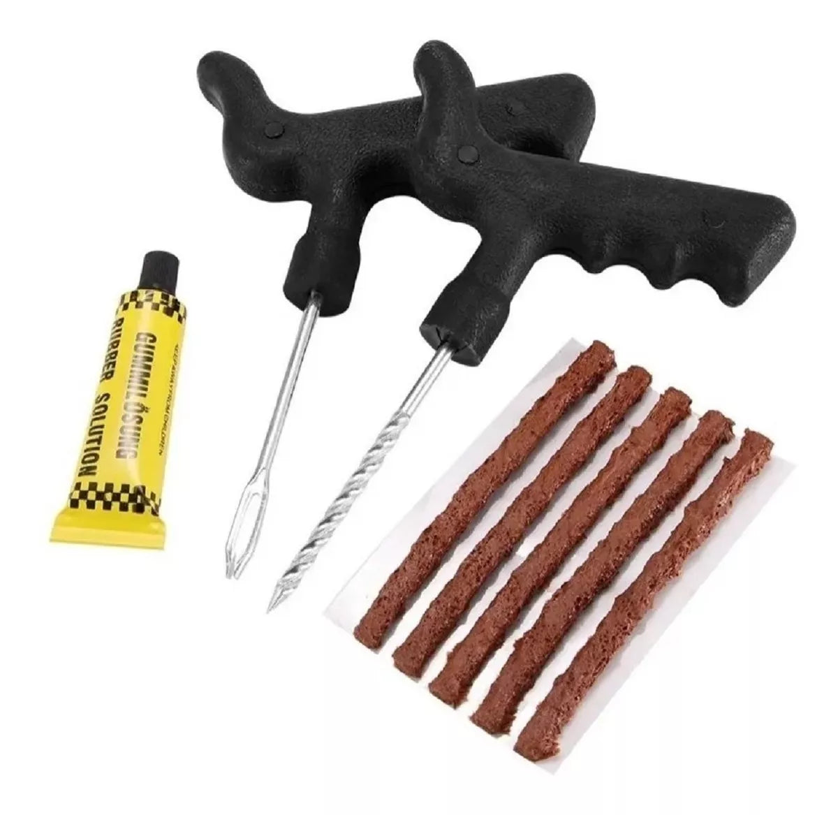 Kit Reparación Tubular moto Tripas Auto Bicicleta