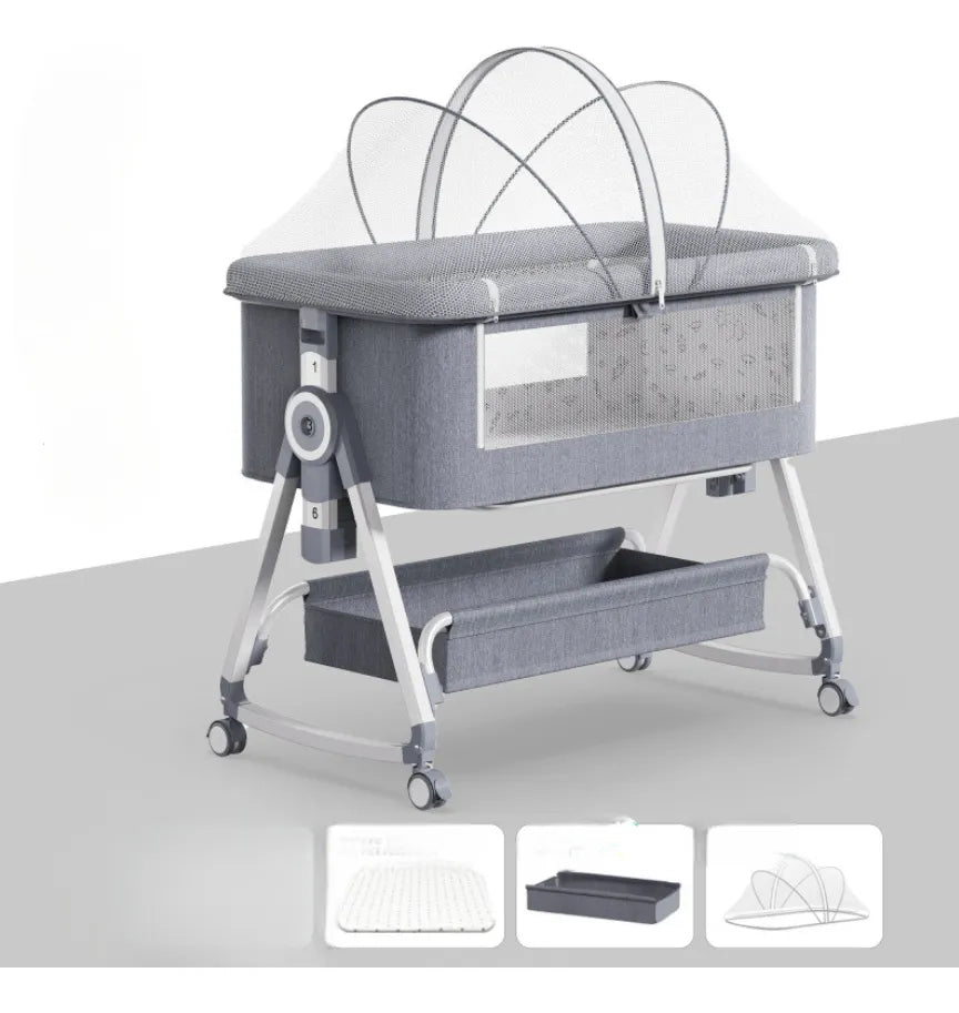 Cuna Colecho Mecedora Para Bebe Corral Mosquitero Colchon