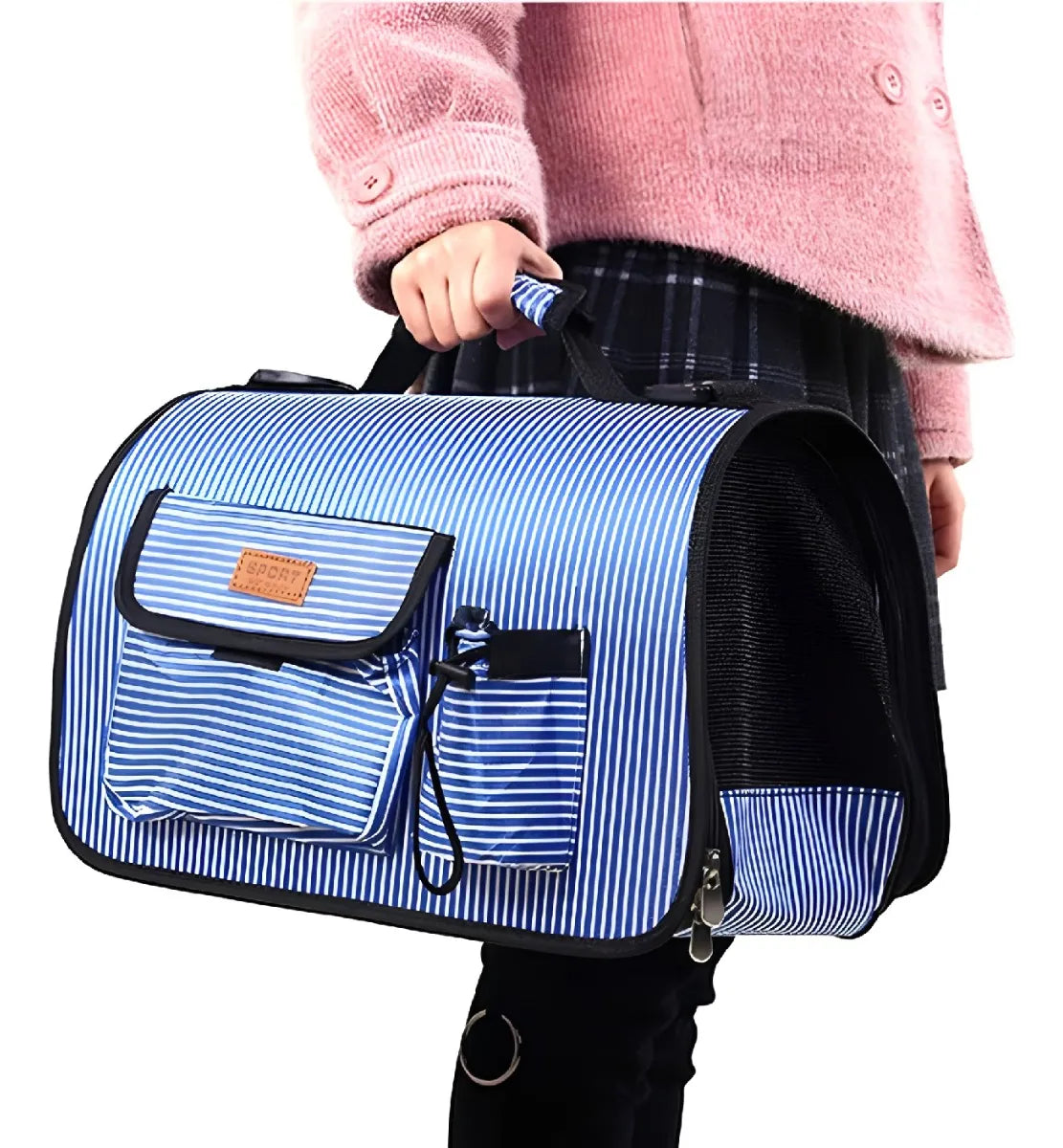 Bolso Transportador grande L Gato Mochila Transporte Perro Mascotas L