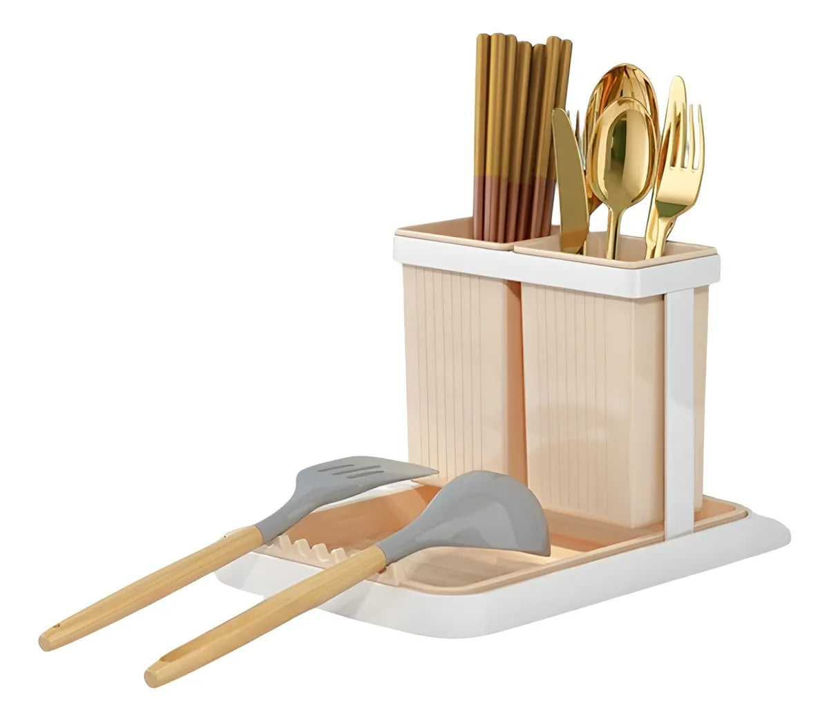 Organizador De Cubiertos Utensilios Porta Servicio Cocina