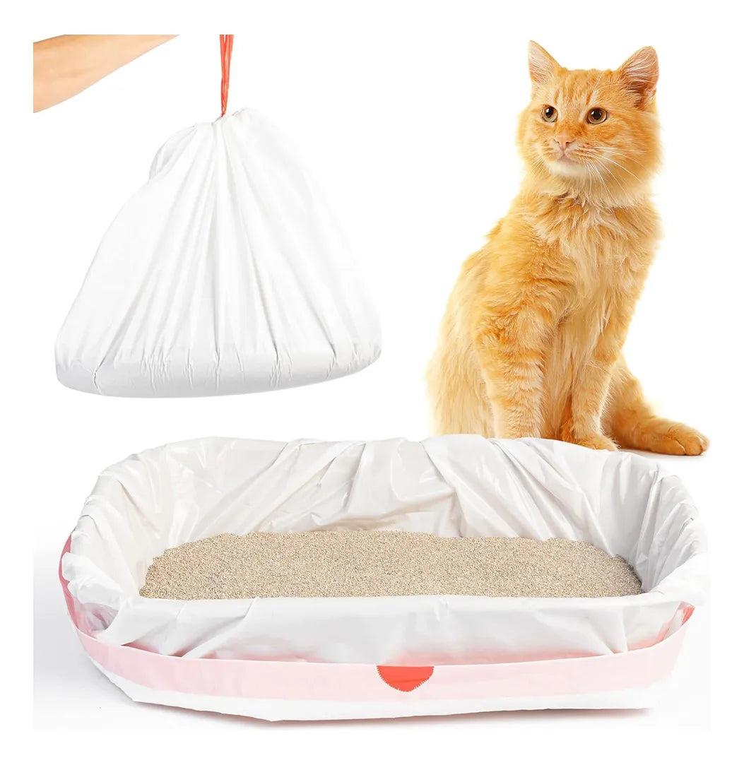 10 Bolsa Para Arenero Gatos Bolsas Desechable Desechos Mascotas