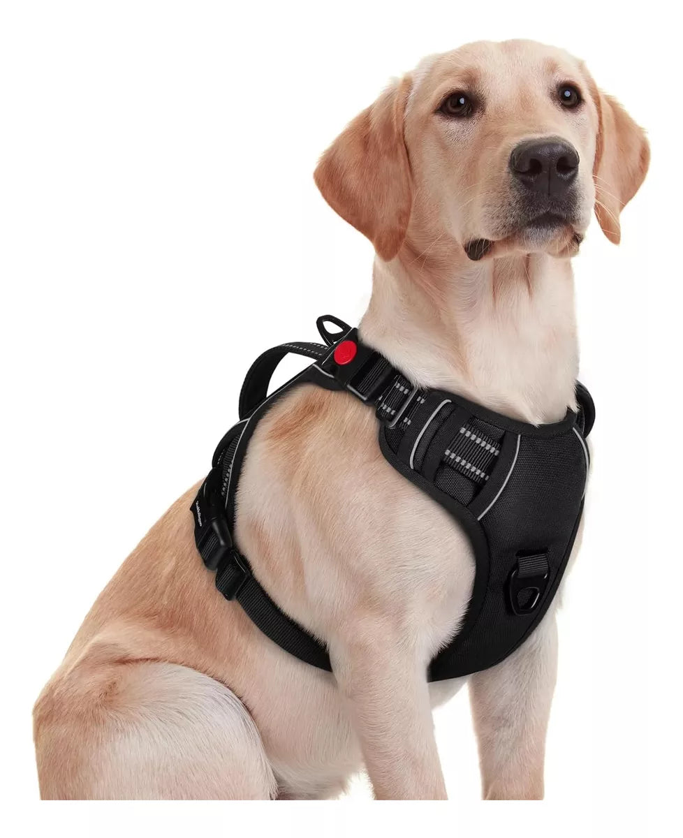 Pechera Perro Arnes Anti Tirones Reflectante Correa Mascotas