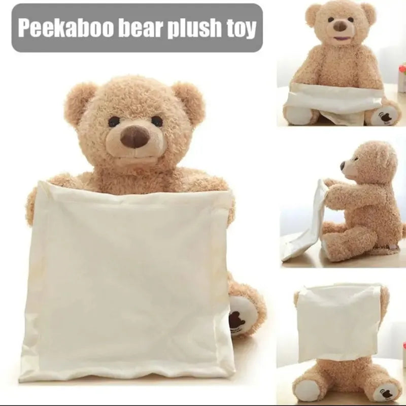 Oso Peluche Con Sonido Juega Habla Se Esconde Juguete