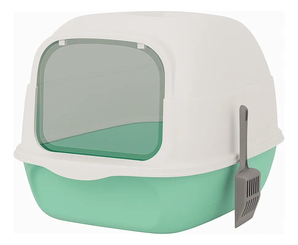 Arenero Para Gatos Cerrado Baño Sanitario Caja Arena Gato