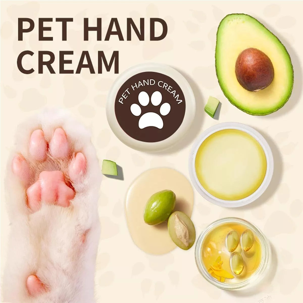Crema Para Patas Perros Gatos Balsamo Hidratante Mascotas