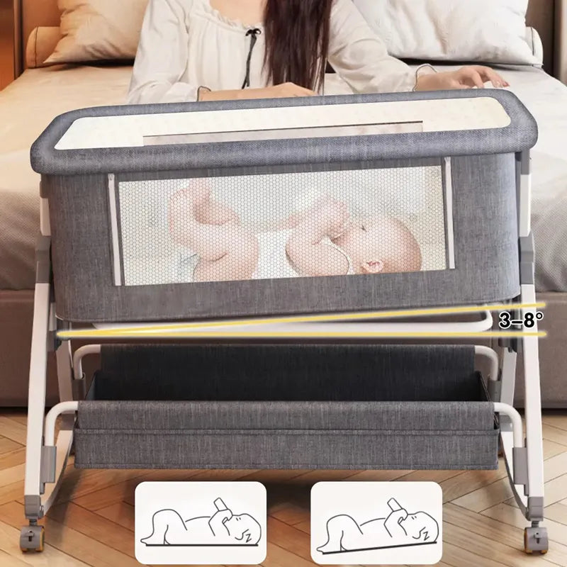 Cuna Colecho Mecedora Para Bebe Corral Mosquitero Colchon