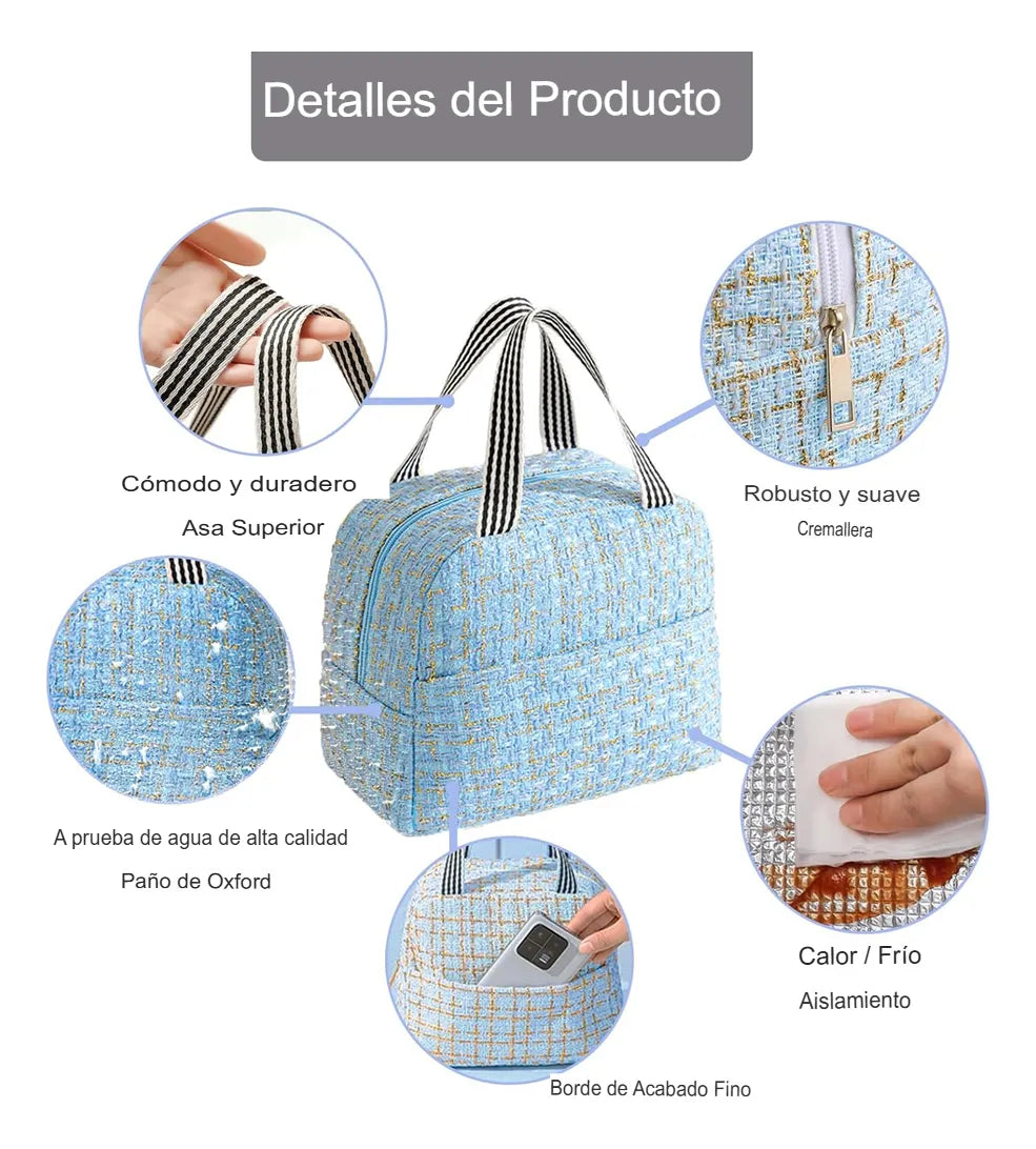 Lonchera Bolso Termico Para Colacion Portatil Lonchera Bolso